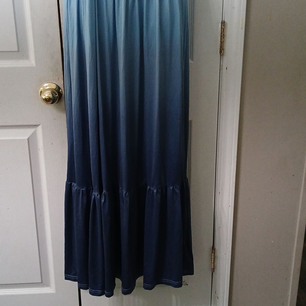 MissLook blue ombre sleeveless maxi dress Sz S NWOT - Picture 2 of 9